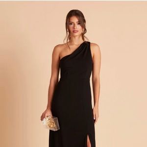 Birdy grey bridesmaid “kira” dress in black crepe. Size small. Worn once.